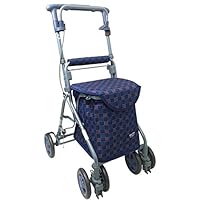 ✨美品✨島製作所 シルバーカー Rhythm リズム RWC 人気のブルー♪ 島製作所 シルバーカー リズムRWC ブルー柄 : エーツーカンパニー鶴橋